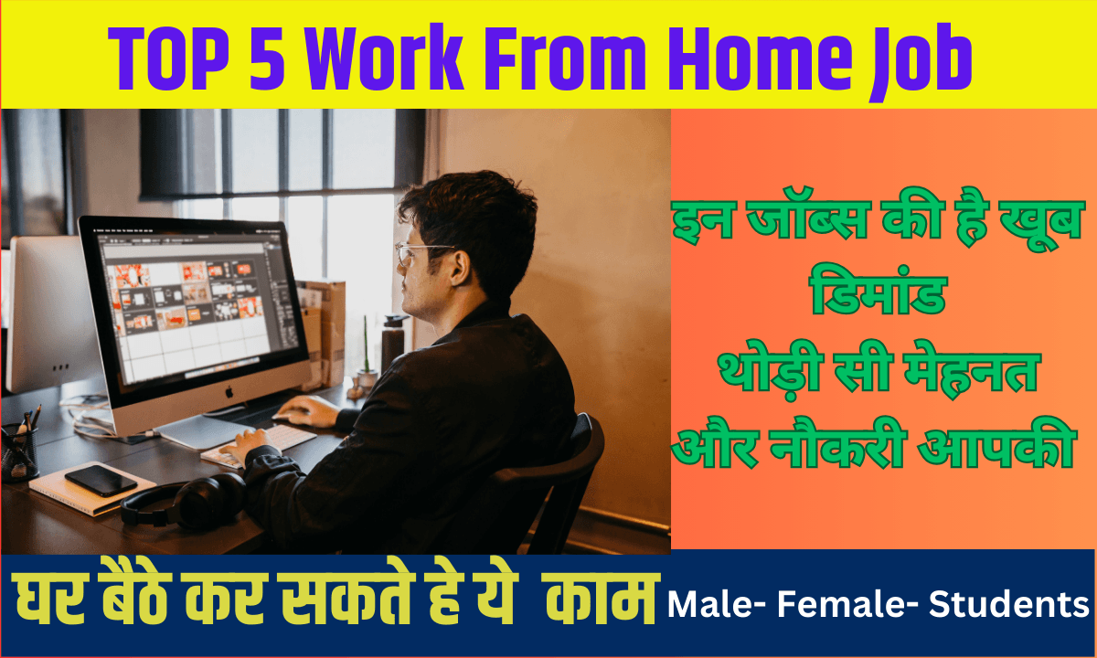 top 5 work from home job